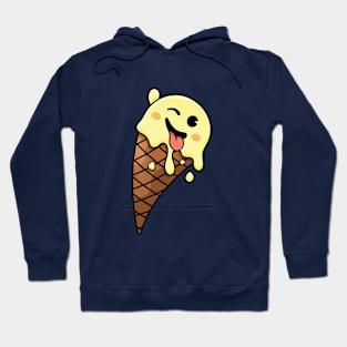 Wink ice cream emotes Hoodie